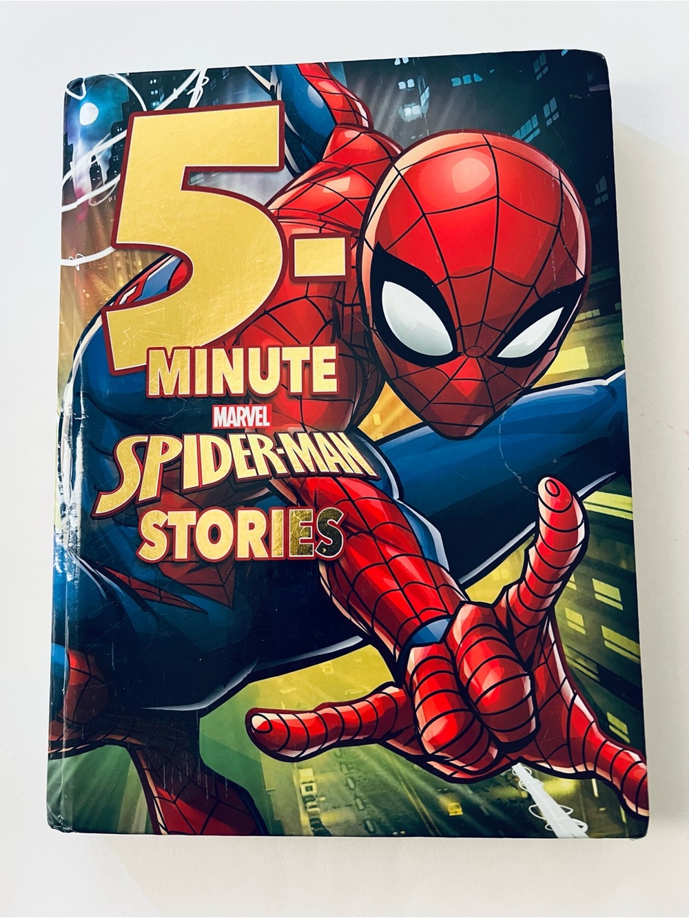 Marvel Spider-Man 5 Minute Stories Hardcover 2017 Kids Illustrated Storybook